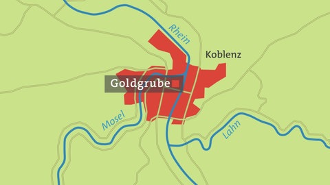 Karte Goldgrube