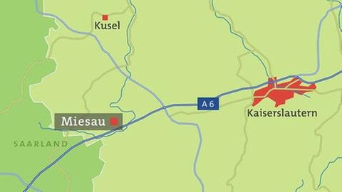 Karte von Miesau