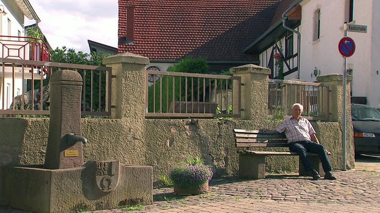Flemlingen Ruhiges Fleckchen am Brunnen