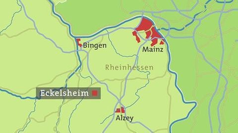 Karte Eckelsheim