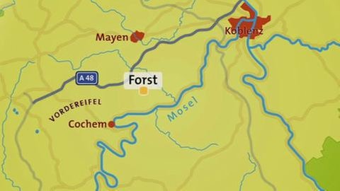 Karte von Forst
