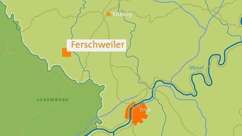 Karte von Ferschweiler