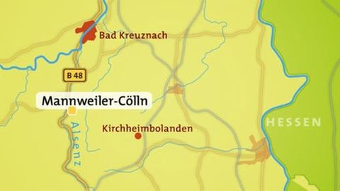 Karte Mannweiler-Cölln