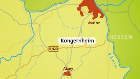 Köngernheim karte