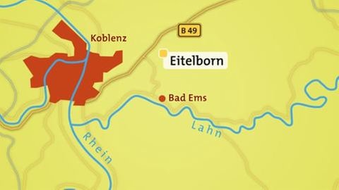 Eitelborn - Karte