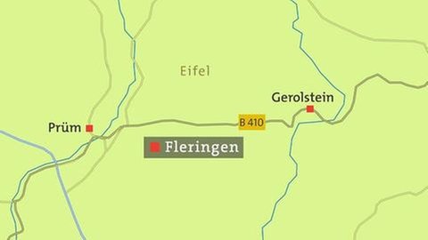 Karte von Fleringen