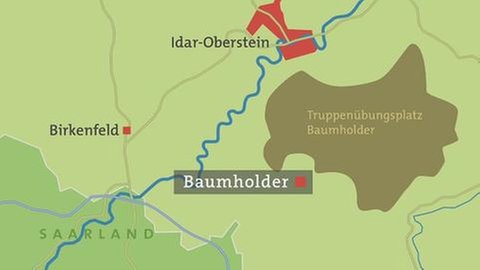 Karte von Baumholder