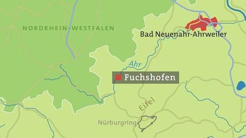 Karte von Fuchshofen