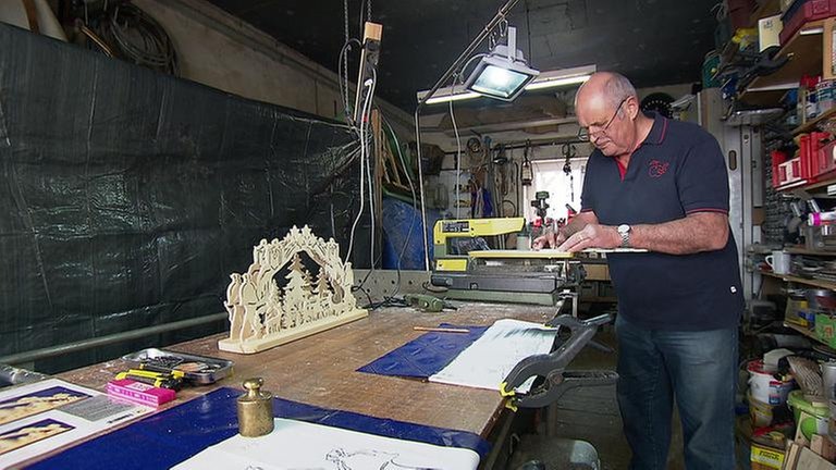 Pappelholz-Werkstatt