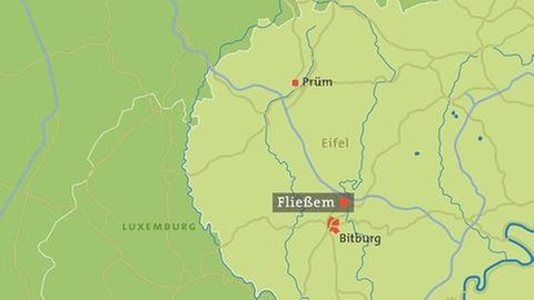 Karte von Fließem