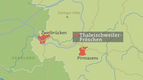 Thaleischweiler-Fröschen Karte