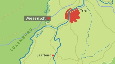Karte von Mesenich