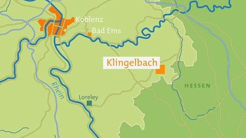Klingelbach Karte