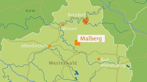 Karte von Malberg
