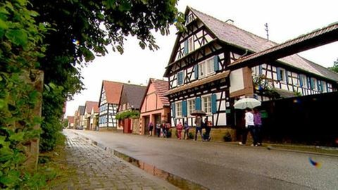 Die Hauptstraße von Ortsansicht von Vollmersweiler