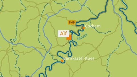 Karte von Alf