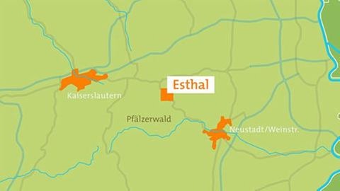Karte Esthal