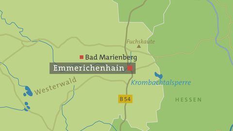 Karte von Emmerichenhain