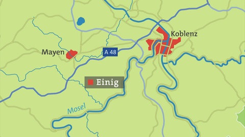 HZL, Einig, Geringer Straße, Karte