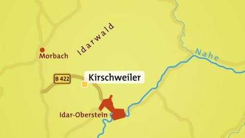 Karte Kirschweiler