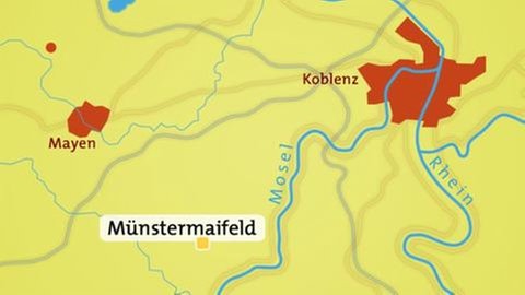 Karte Münstermaifeld
