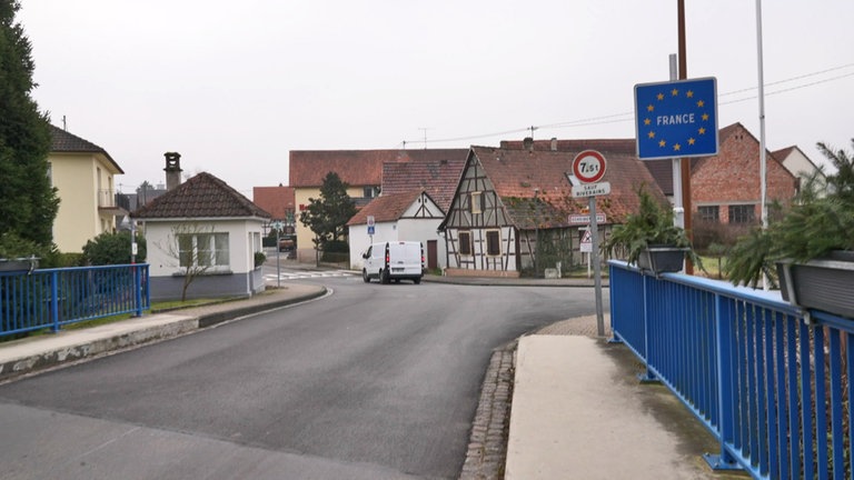 Hierzuland Scheibenhardt Grenze zu Frankreich
