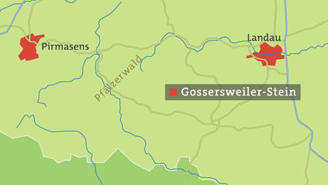 Karte von Gossersweiler-Stein 
