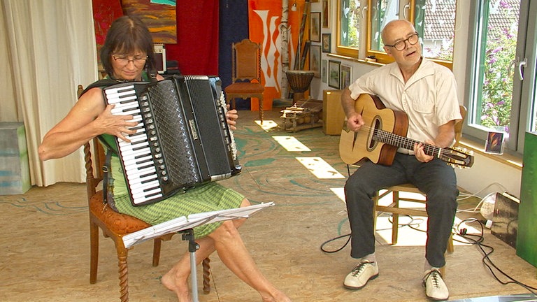 Hierzuland Forstmehren, gemeinsam Musizieren