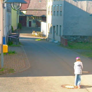 Die Schulstraße von Oberhosenbach
