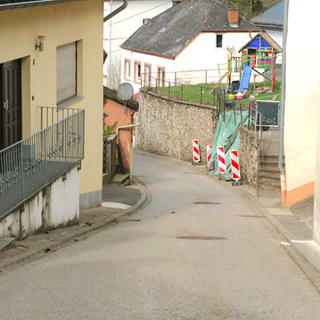 Die Kreuzbergstraße in Neuerburg