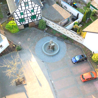 Der Dorfplatz in Gönnersdorf