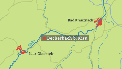 Karte von Becherbach
