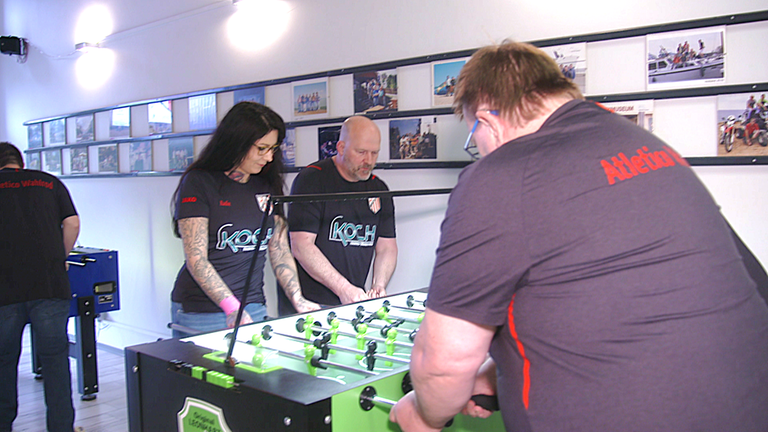 Training beim Kickerclub Atletico Wahlrod