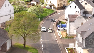 Die Hauptstraße in Veitsrodt