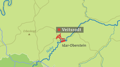 Karte von Veitsrodt