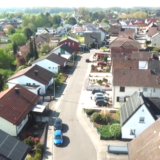 Die Gartenstraße in Hördt