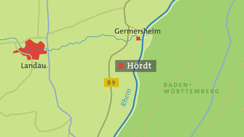 Karte von Hördt