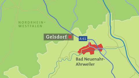 Karte von Gelsdorf
