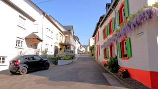 Die Weinbergstraße in Minheim