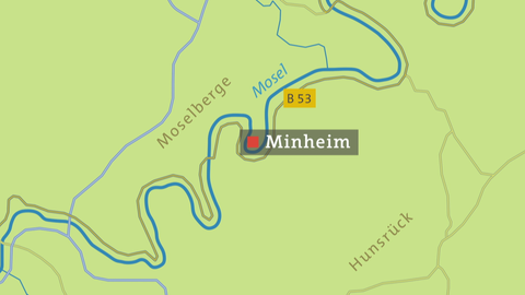 Karte von Minheim
