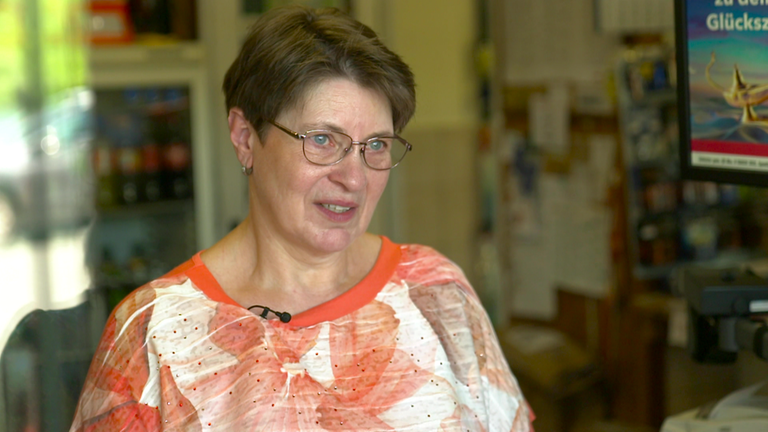 Kioskbesitzerin Gabi Saueressig 