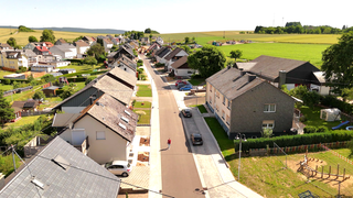 Die Schulstraße in Mandern