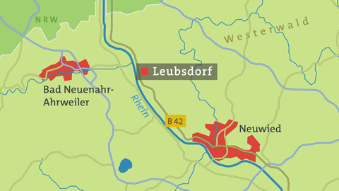 Karte von Leubsdorf