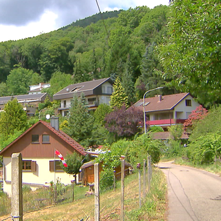 Die Slevogtstraße in Leinsweiler