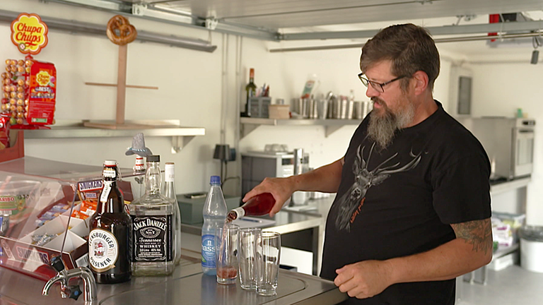 Kioskbesitzer Markus Hassel