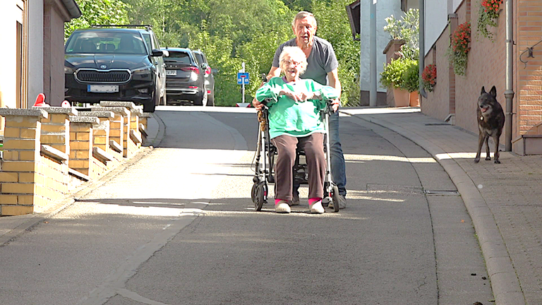 Franz-Josef Kreuzer und seine Mutter