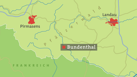 Die Karte von Bundenthal