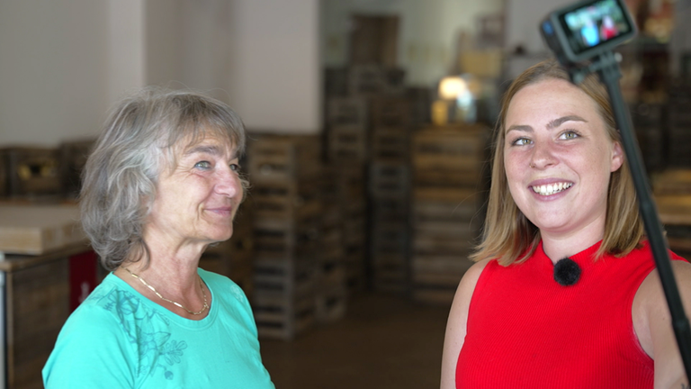 Sibylle Heissler und Denise Stripf