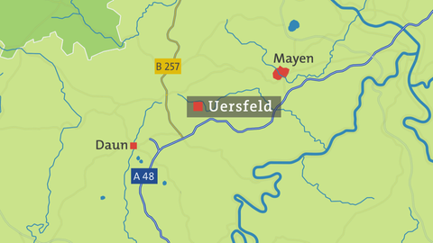 Uersfeld Karte