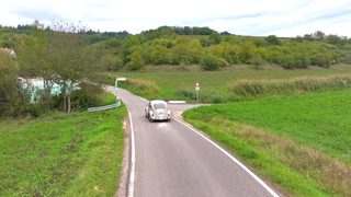 Die Kreisstraße 85 in Altenbamberg